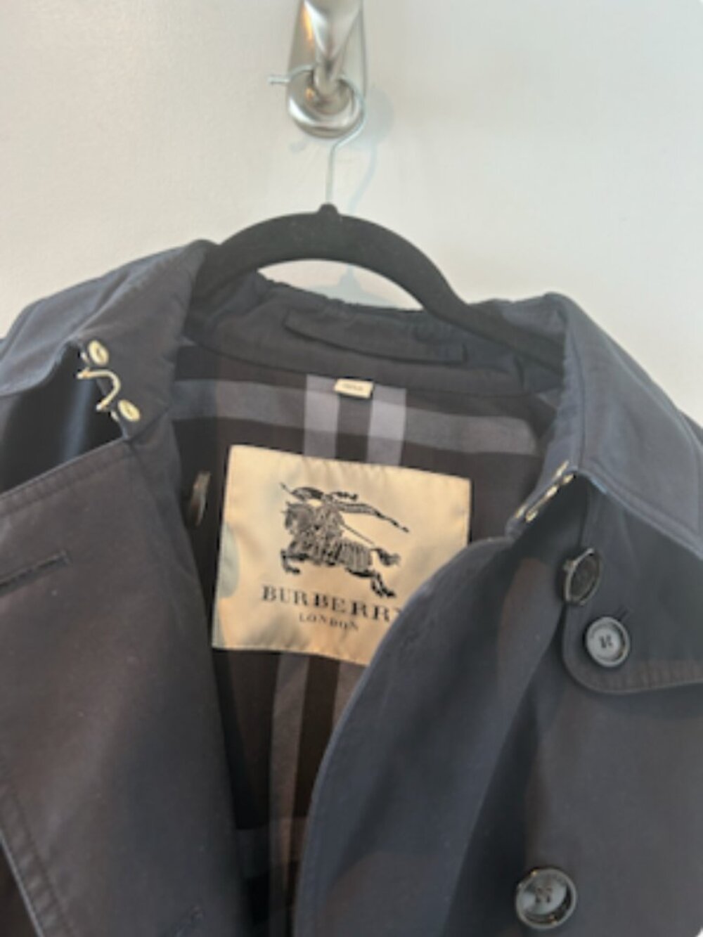 Burberry Double Breasted Trench Coat - Picture 2 of 5
